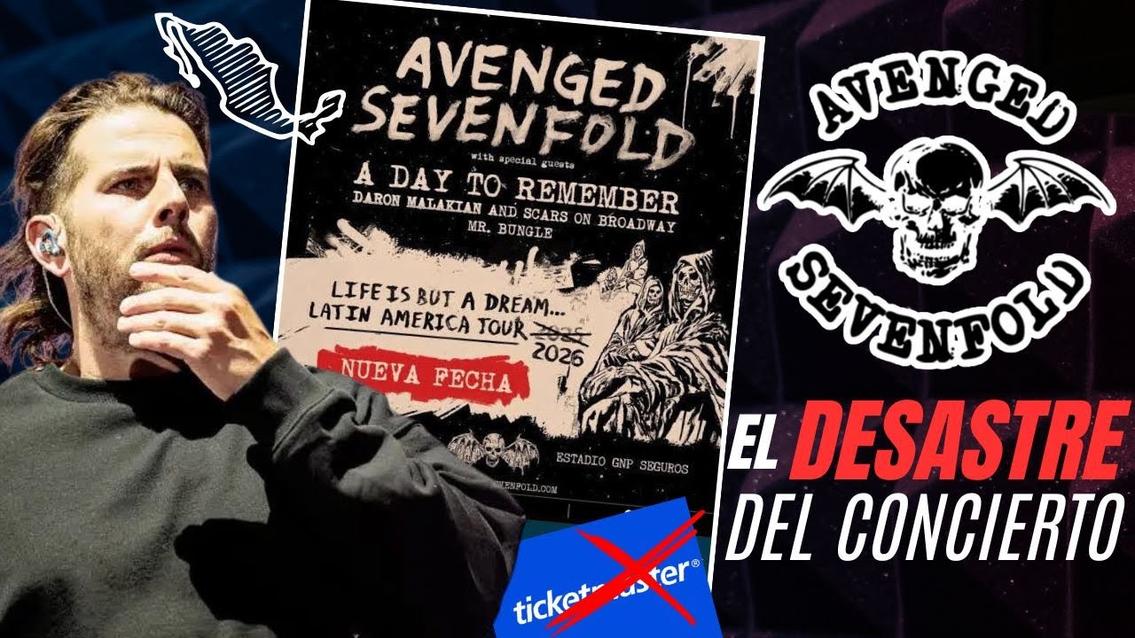 AVENGED SEVENFOLD y el DESASTROSO concierto en MÉXICO