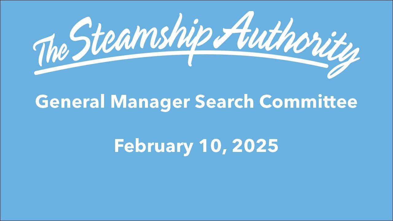 February 10, 2025, GM Search Committee meeting (2 of 2)