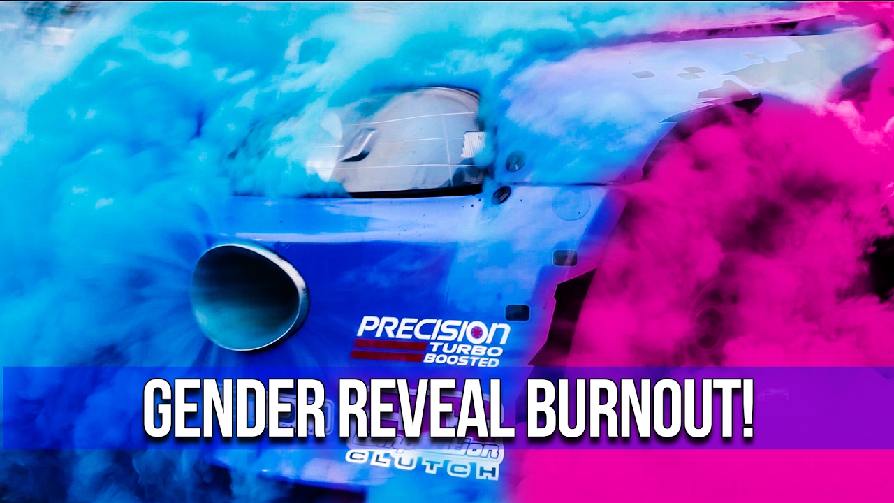 Gender Reveal Burnout at SpeedFactory Racing
