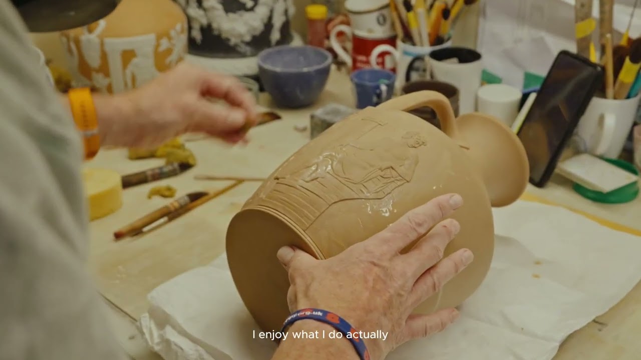 IN GOOD HANDS: WEDGWOOD JASPER ORNAMENTOR, TIM