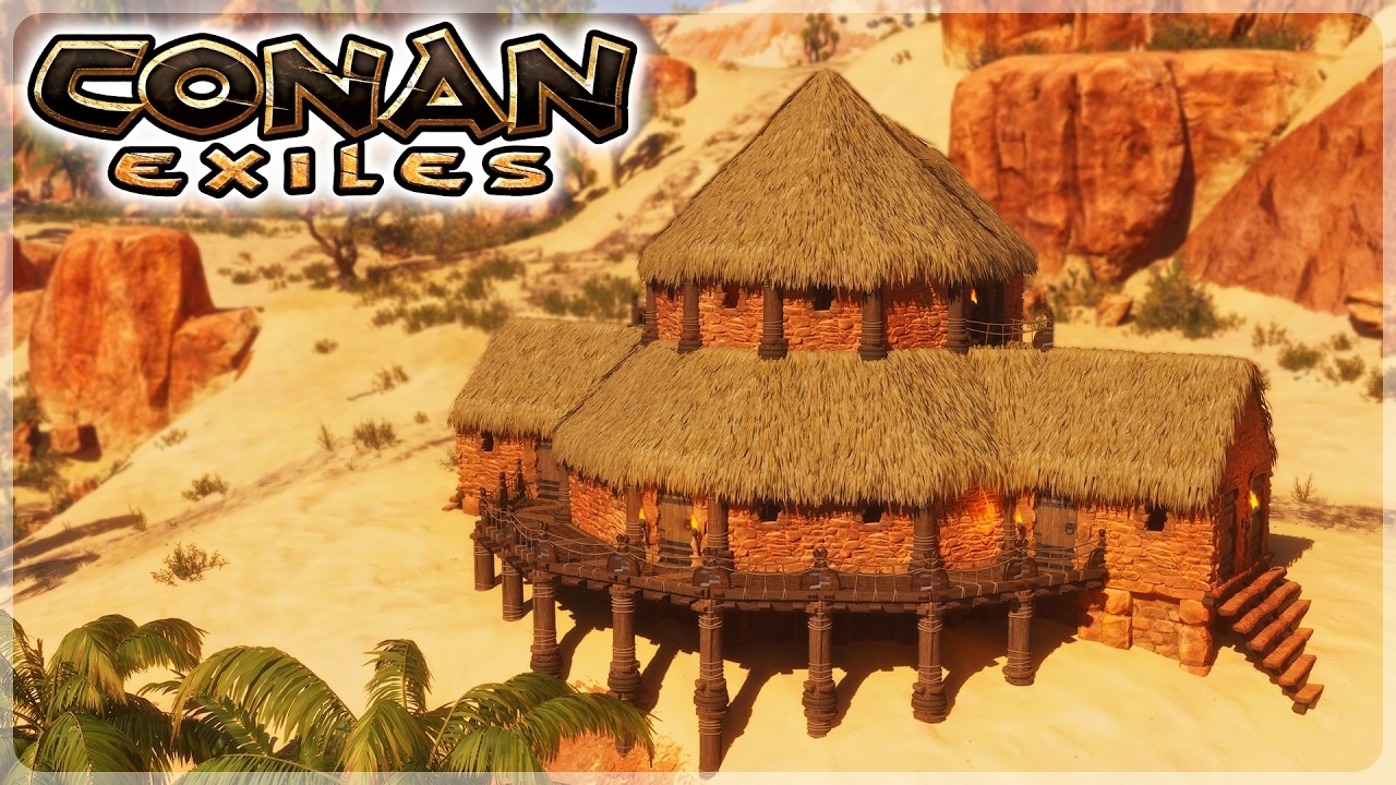 Building the PERFECT Starter House in Conan Exiles!