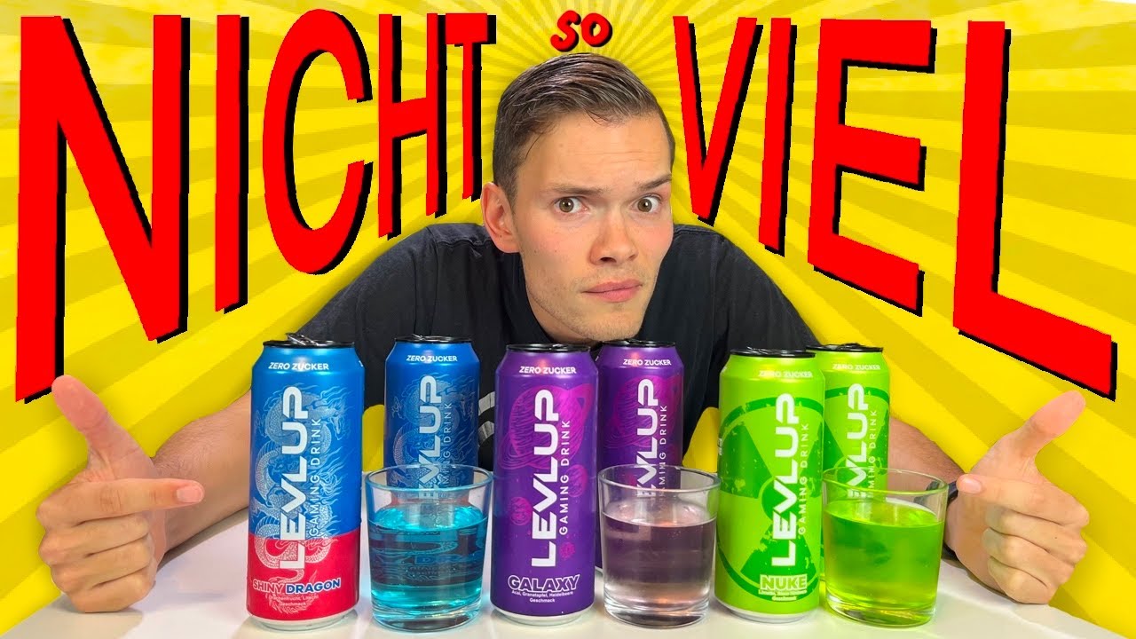 Was können die Energy Drinks von LEVLUP? - Alle 3 Sorten im Test!