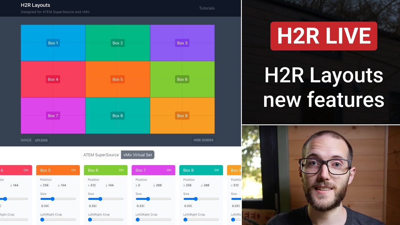 Easily build vMix Virtual Sets with H2R Layouts // H2R Live