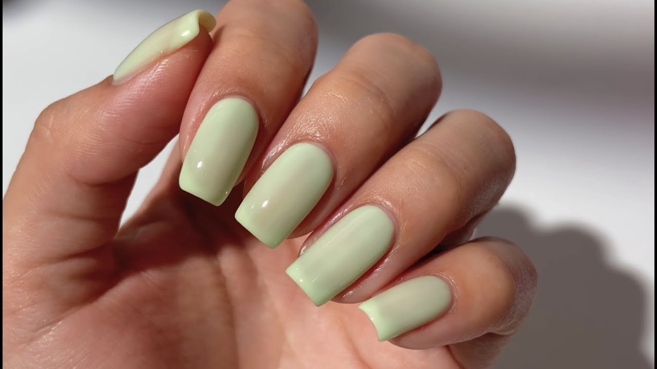 SWEET MINT | Light Mint Green Sheer Crelly Nail PolisH