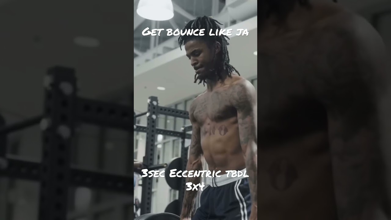 Get bounce like Ja Morant. Check my bio for a free 6 week program. #vert #basketball #vertical