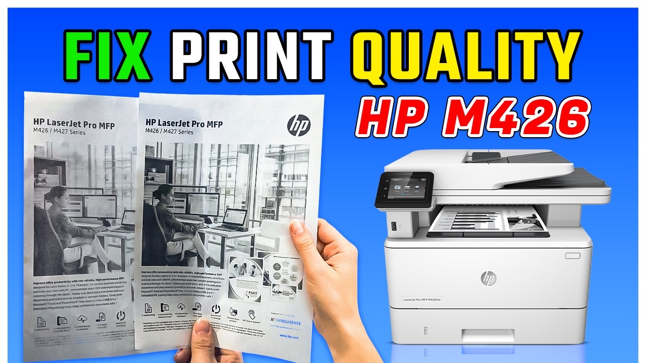 Fix HP LaserJet Pro MFP M426fdw Faded & Bad Print Quality &ndash; Full Service Guide ✅