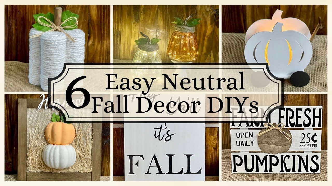 Neutral and Natural: 6 Easy DIY Fall Decor Ideas for a Cozy Home