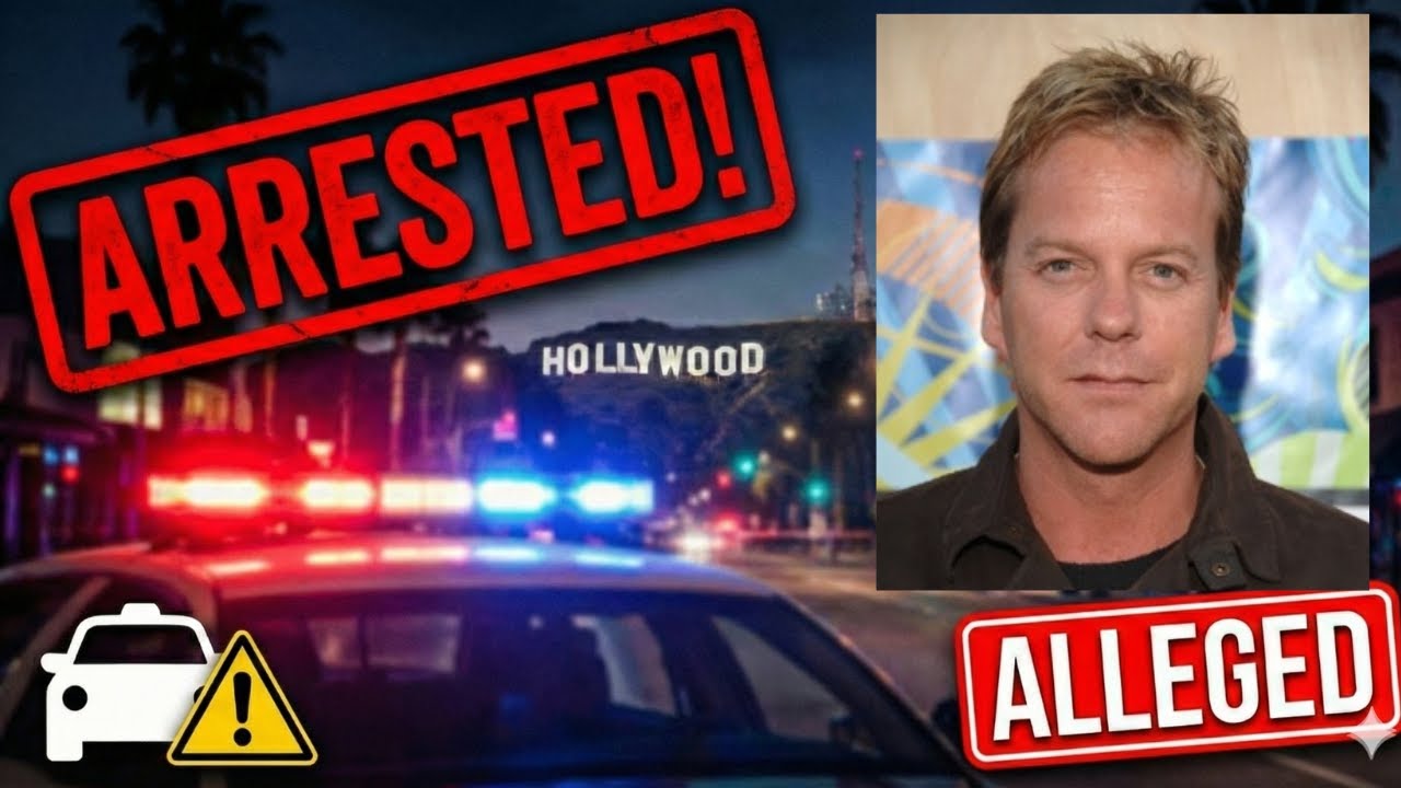 Hollywood Shock: Kiefer Sutherland Arrested After Late-Night Ride-Share Incident
