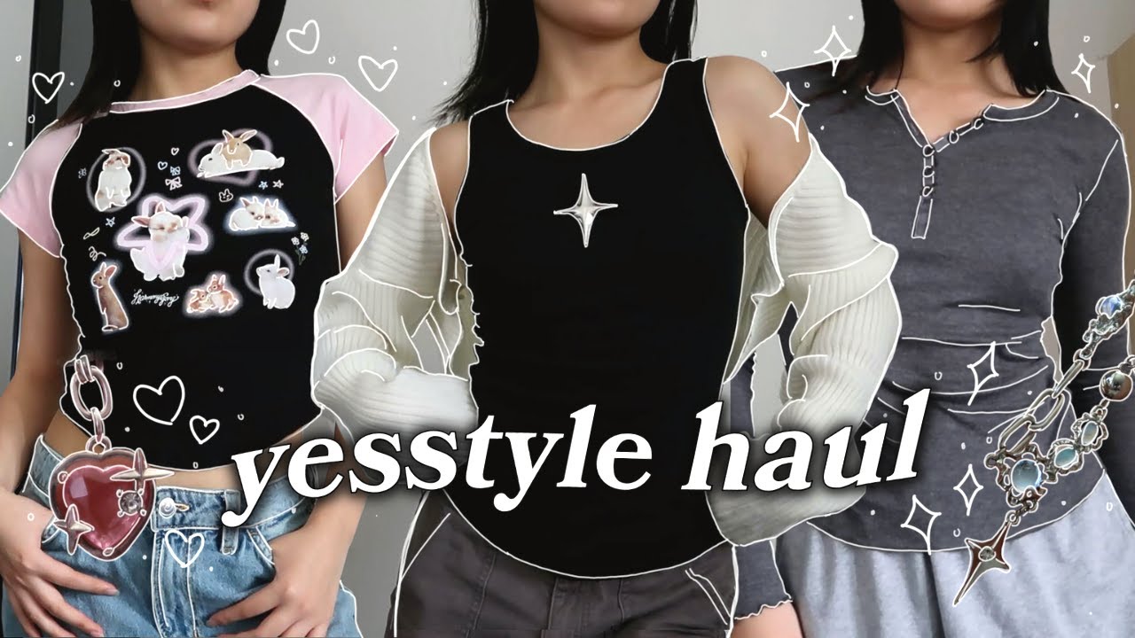 yesstyle try-on haul 2024 🩷✨: pinterest outfit inspo, acubi/korean fashion, cute & trendy clothes