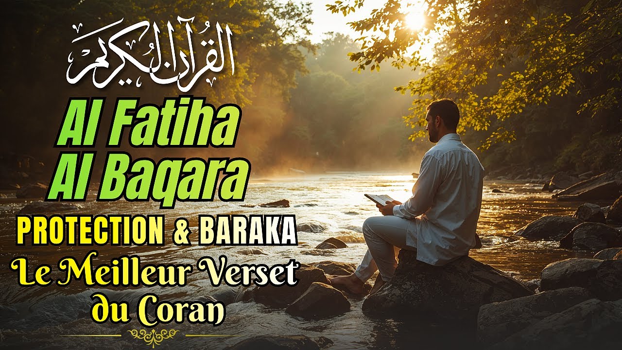Les Versets les Plus Puissants du Coran 🔹Doua du Matin 🔹 Sourate Al Fatiha & Al Baqara