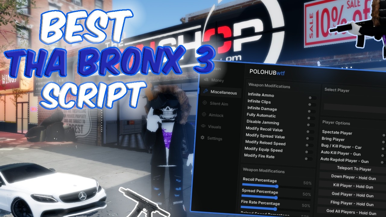 [OP] New BEST Tha Bronx 3 Script! (KILL AURA, MAX MONEY, DUPE SIWTCHES, AND MORE!)