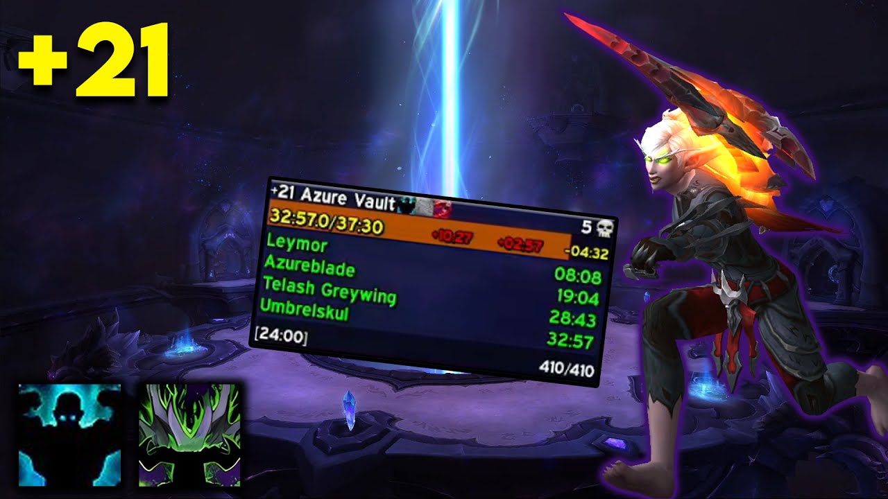 +21 The Azure Vault Fortified | VDH PoV | Dragonflight WOW 10.2.7