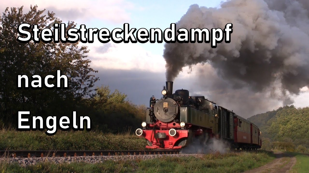 Genialer Steilstreckendampf der Brohltalbahn hinauf nach Engeln