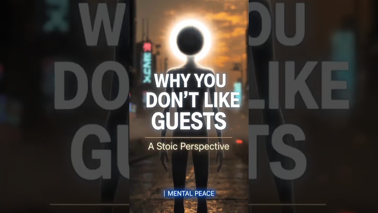 Why You Don&rsquo;t Like Guests: A Stoic Perspective | Mental Peace