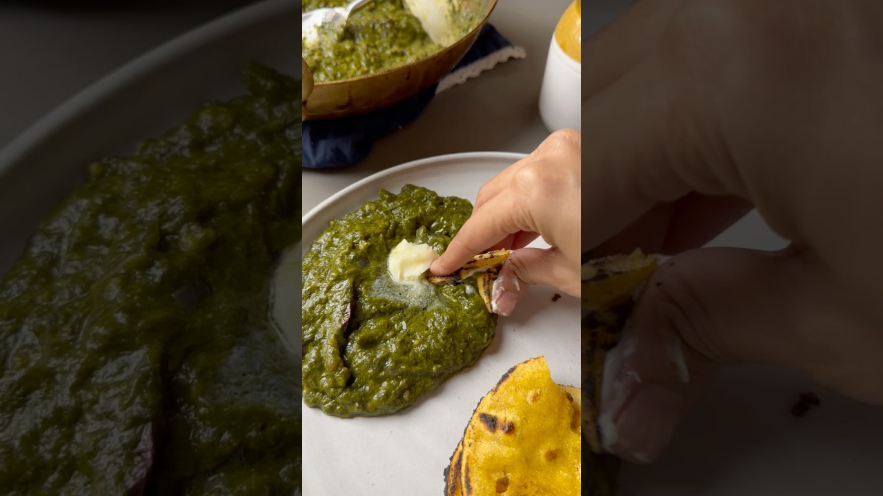 Best sarso da saag with a SECRET TIP 