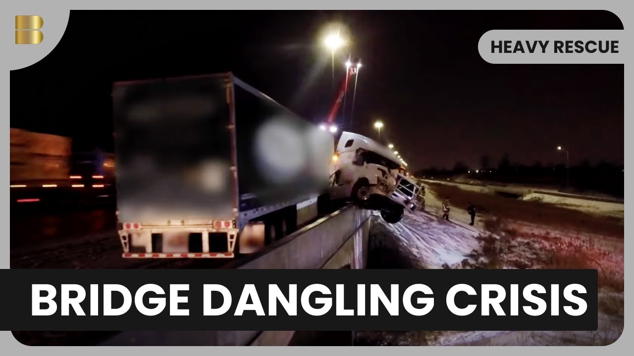 Truck Hangs Over Bridge - Heavy Rescue - S06 EP05 - Reality Drama