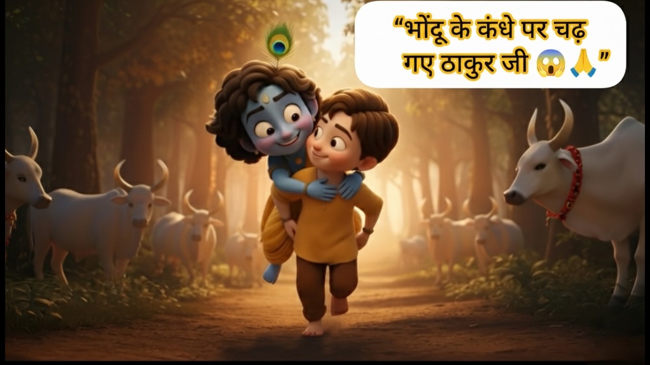 जिसे सब भोंदू कहते थे… उसी के कंधे पर चढ़कर भगवान आश्रम आए | सच्ची भक्ति की कहानी