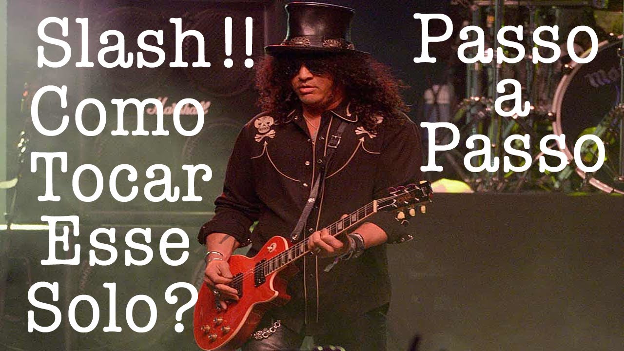 Como tocar Sweet Child'o Mine - solo - Nota por nota - Renatinho Stauros