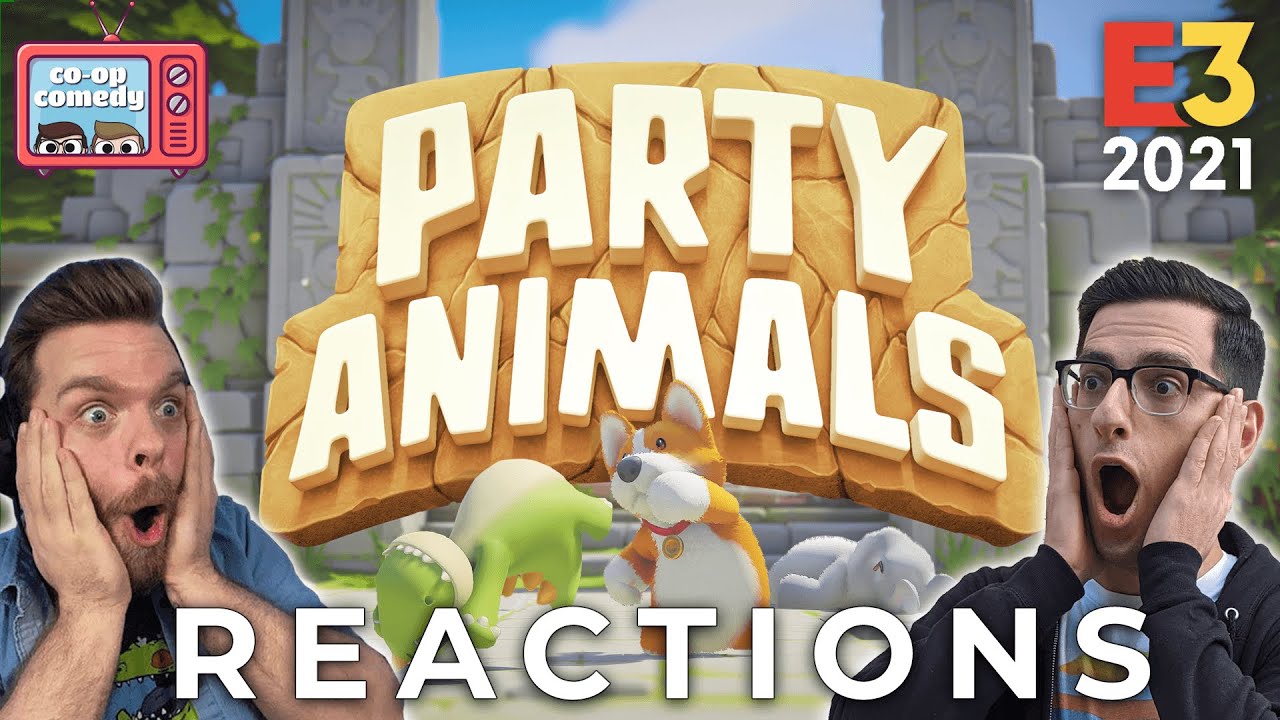 PARTY ANIMALS RELEASE DATE?! | Co-Op Comedy Reacts to Xbox Games Showcase E3 2021