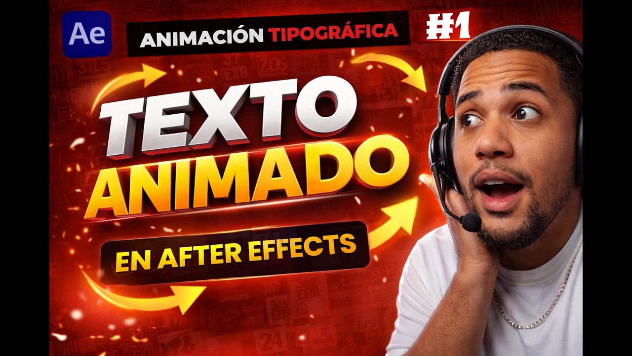 Kinetic Typography en Español con After Effects | Tutorial Paso a Paso