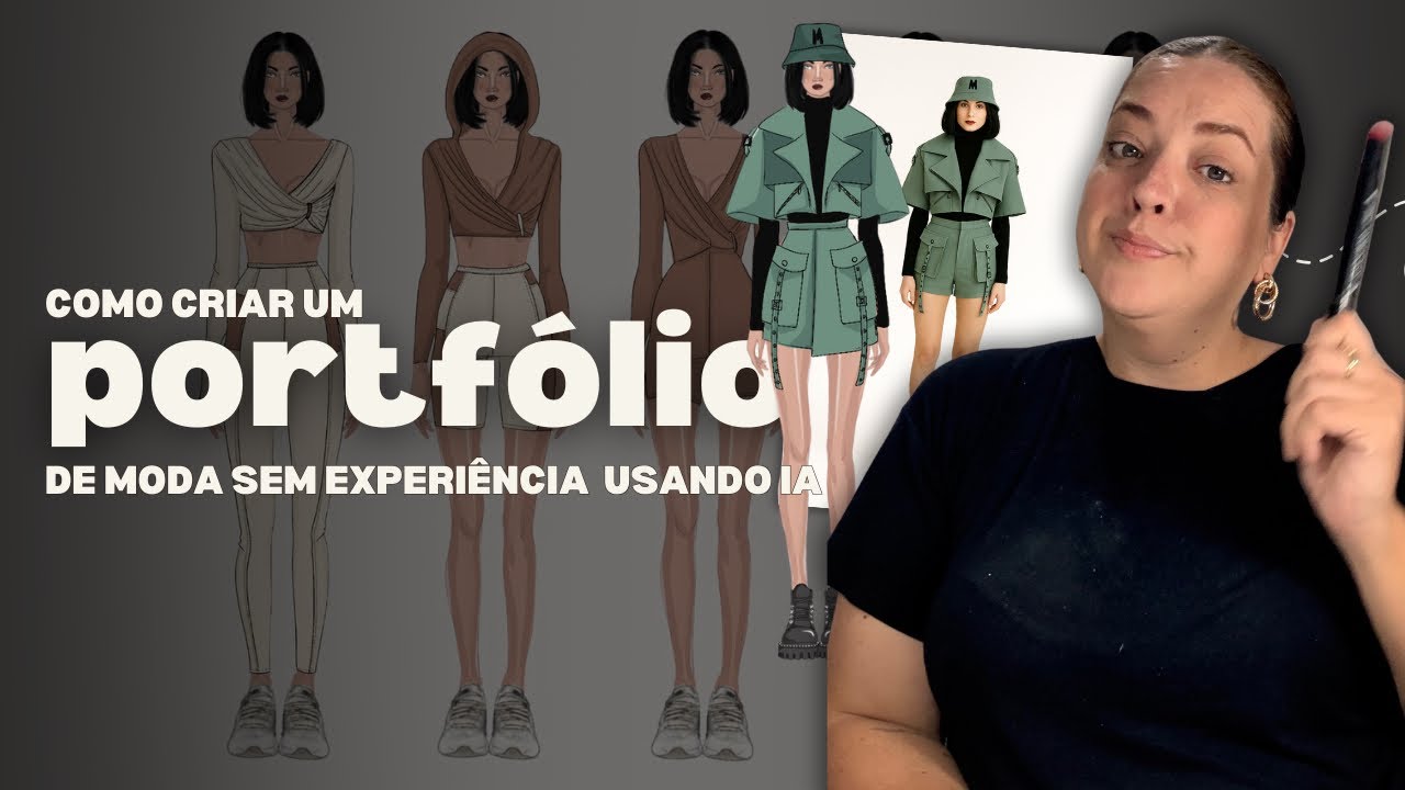 Como criar um portfólio de moda sem experiência usando IA