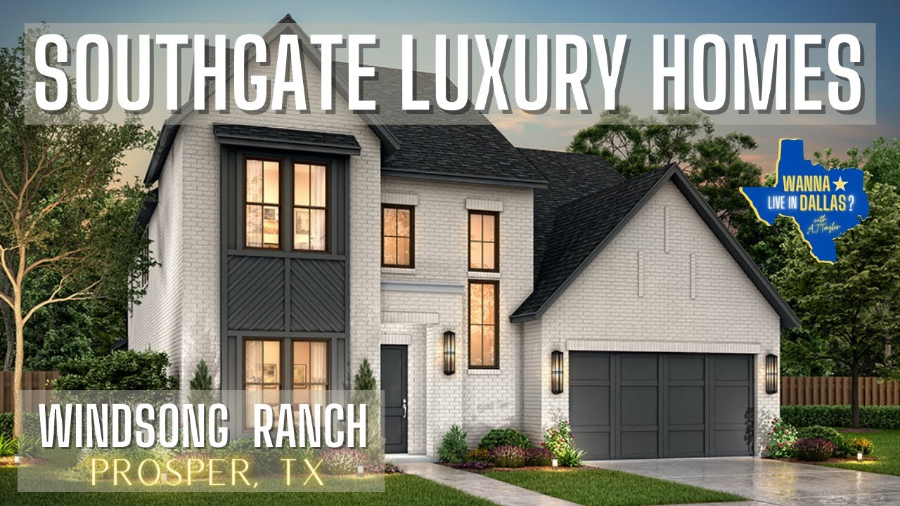 WINDSONG RANCH SOUTHGATE CUSTOM HOME TOUR 2023| PROSPER TEXAS | NORTH DALLAS SUBURB