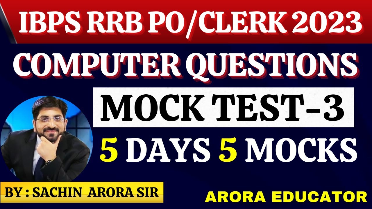 IBPS RRB PO Computer Questions | IBPS RRB Clerk Computer Questions | Computer Awareness for IBPS RRB