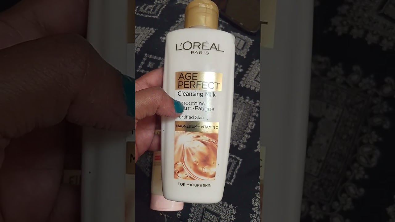 lo real face cream wash & age perfect cleansing milk# make #cleanser