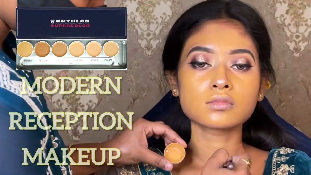 Long Lasting Modern Reception  Makeup tutorial for Summer / Step By Step Reception Makeup Tutorial