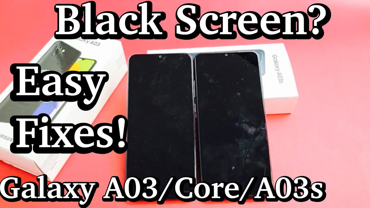 Galaxy A03/Core/A03s: чёрный экран, не включается? Простые решения!