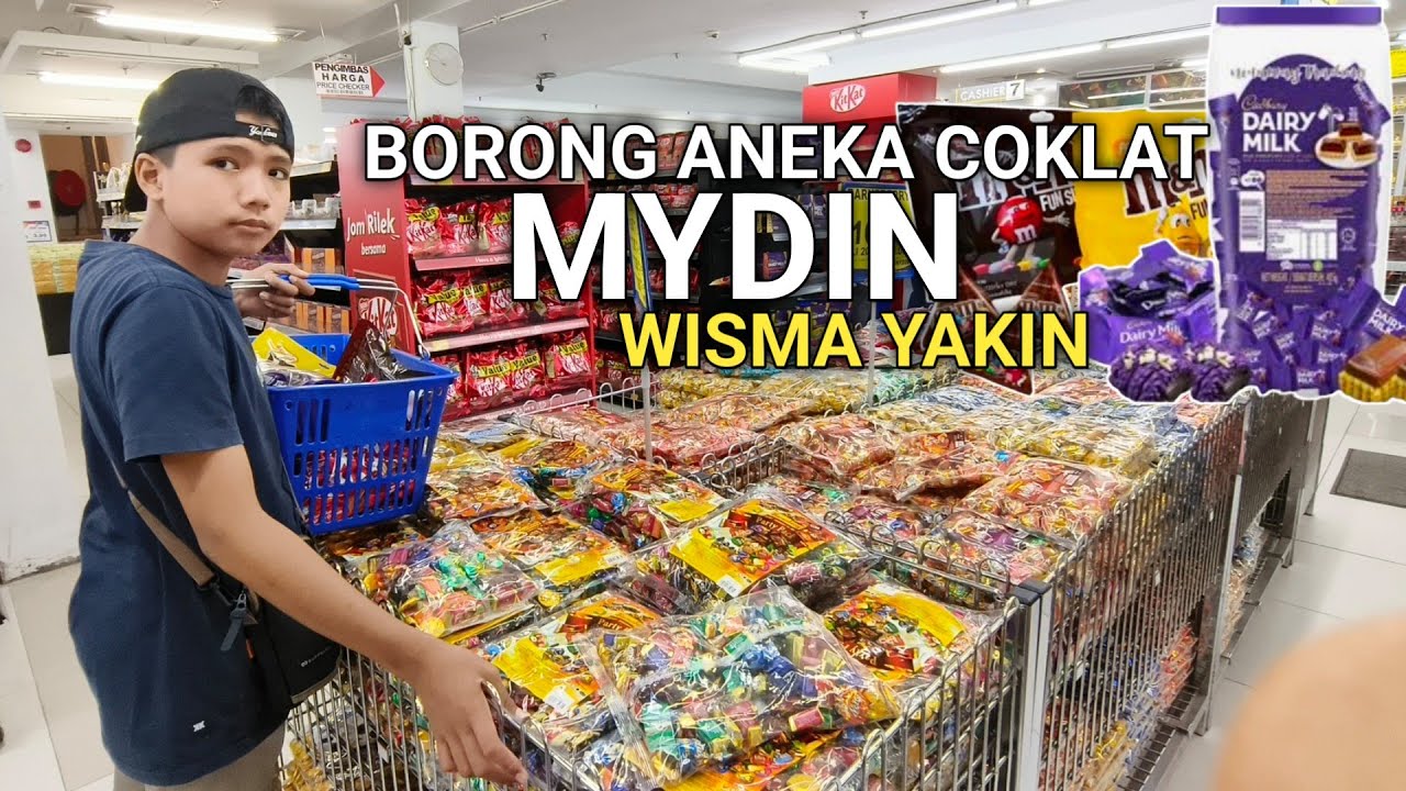 BORONG ANEKA COKLAT UNTUK OLEH OLEH KE INDONESIA DI MYDIN KUALA LUMPUR -Trip to malaysia