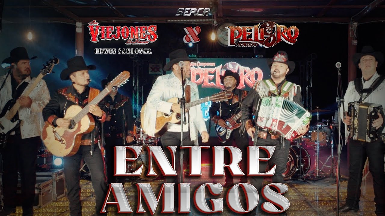 Peligro & Los Viejones de Linares de Edwin Sandoval -  Entre Amigos ( Album Completo )