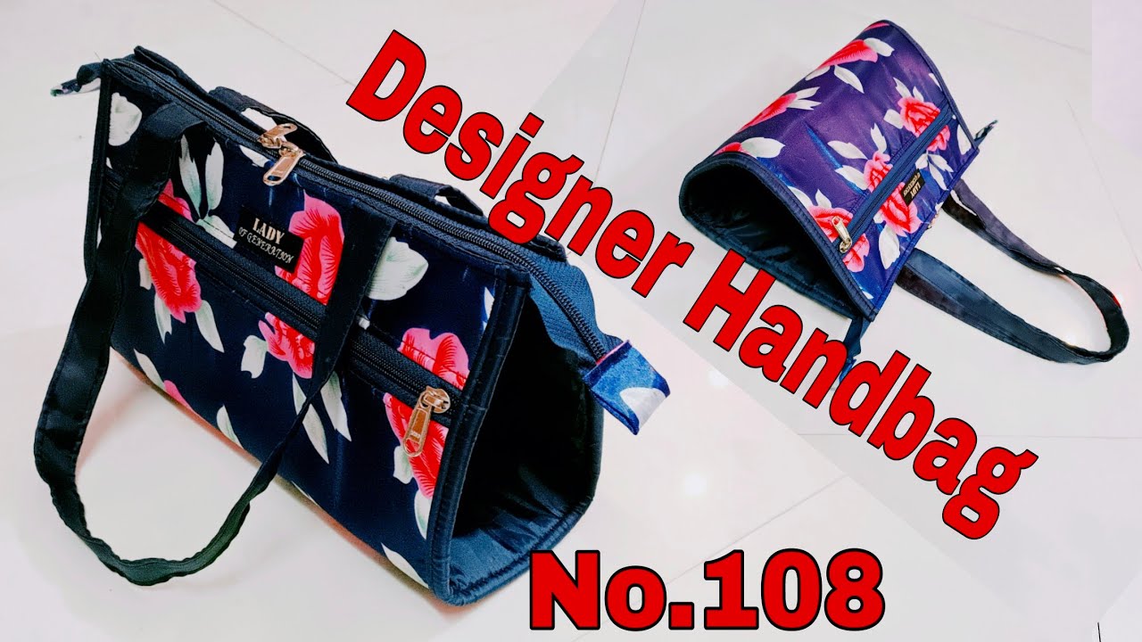 DIY: Designer Handbag, Shoulder Bag No.108, With Multi Pockets Tutorial By Anamika Mishra....