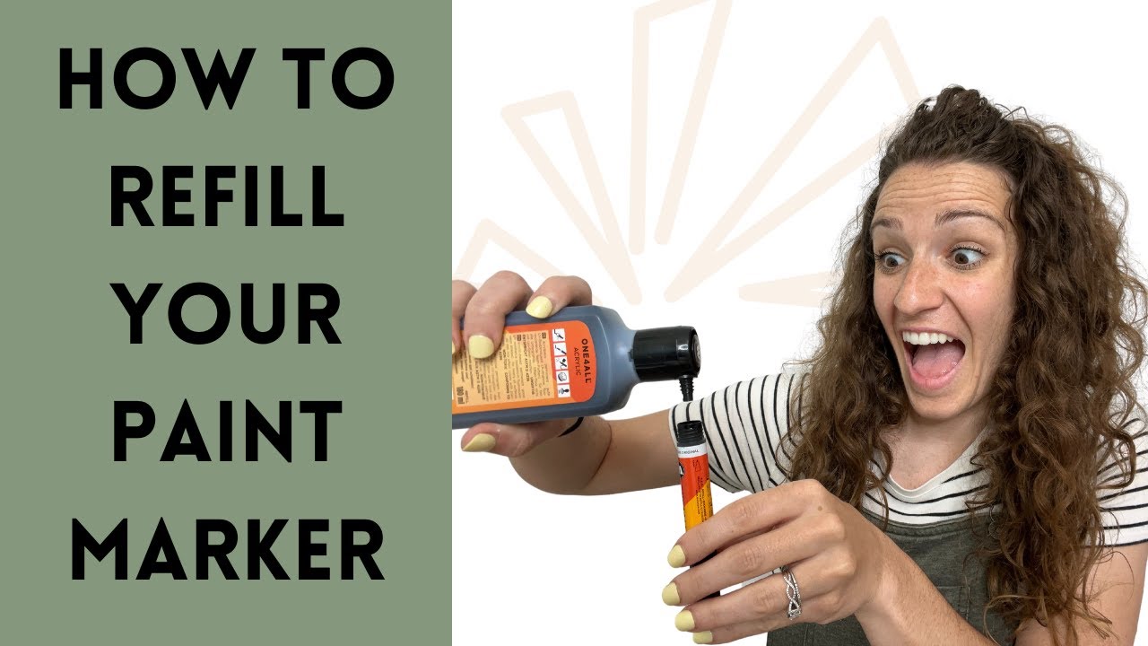 How to Refill a Paint Marker - Step by Step Guide to Refilling a Molotow Paint Marker
