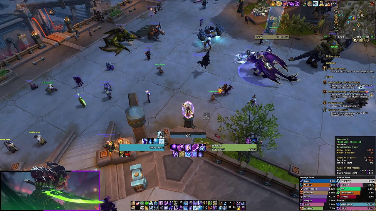The mage blasts again. Reclear run with -Purrfected-