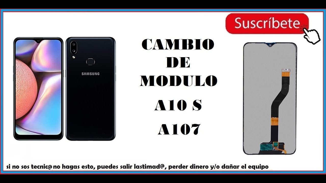 😎 Cambio de Modulo Samsung A10s 👉#sanmar👈 Cambiar la Pantalla del A107 Samsung A10s display replace