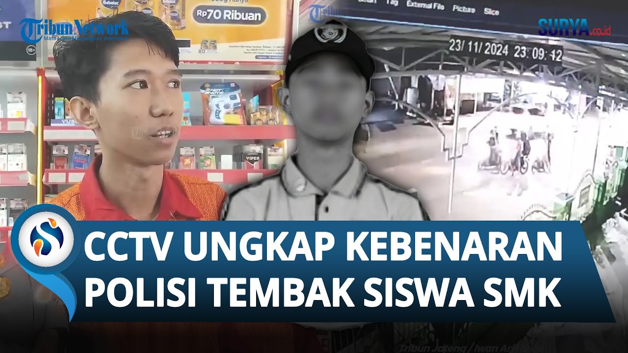 REKAMAN CCTV Minimarket Ungkap KEBENARAN Kasus Polisi Tembak Siswa SMK 4 Semarang