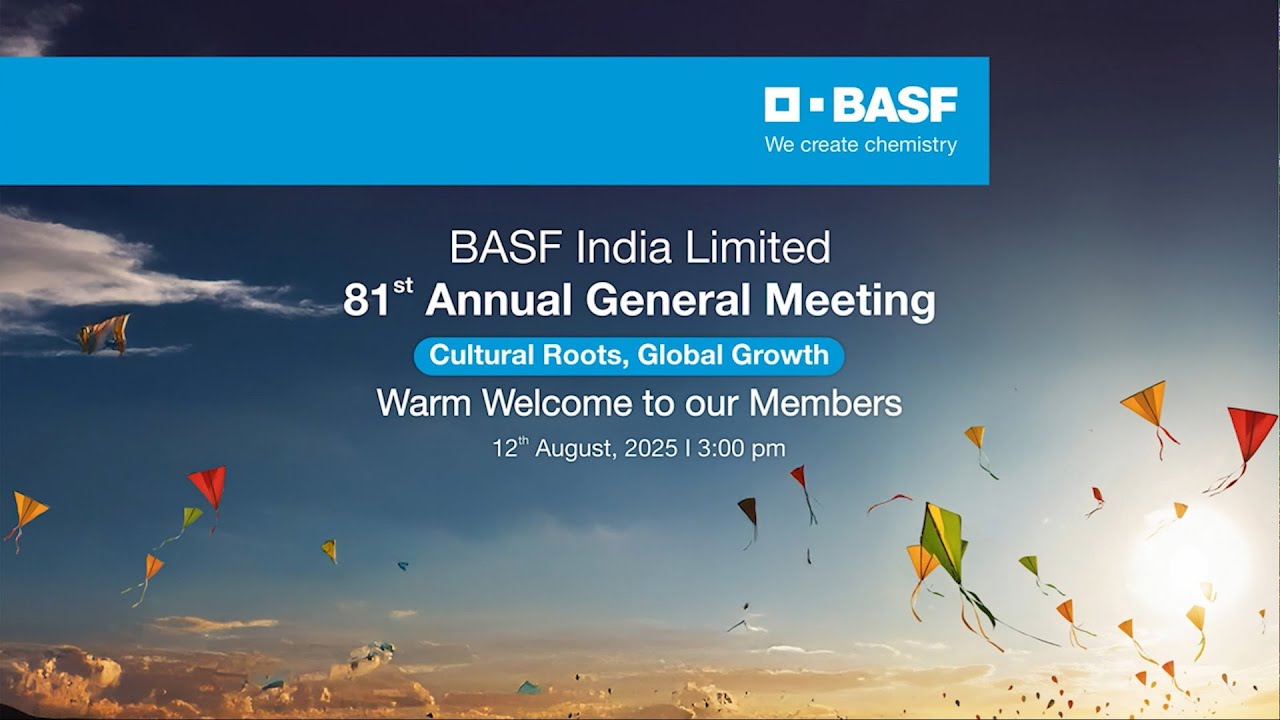 81st Annual General Meeting of BASF India Limited – August 12, 2025