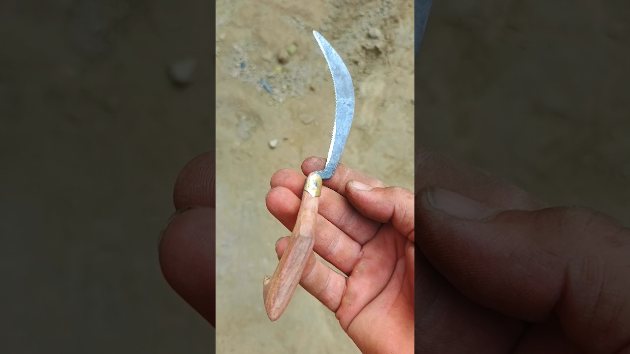 Iron Nail Turned Into a Amazing Mini Sickle