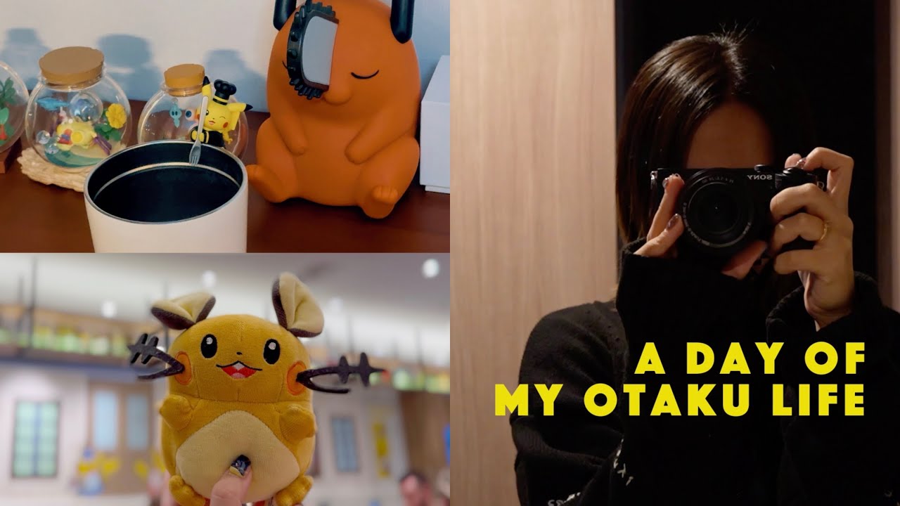 フリーランス多趣味オタクの日常𝓋𝓁ℴ𝑔*〜☕️ポケモンカフェとPRONTOで推し活｜最近買ったガチャガチャ大量紹介｜a day of my otaku life《vlog/english》
