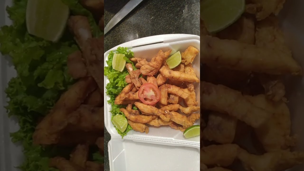peixe e tudo de bom por&ccedil;&atilde;o de tilapia frita #shorts  #peixe