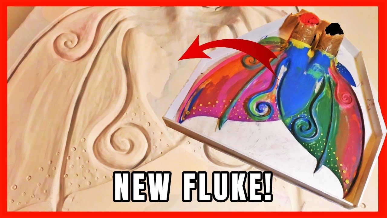 I FINALLY MADE A PROPER FLUKE MOLD | DIY SILICONE MERMAID TAIL TUTORIAL
