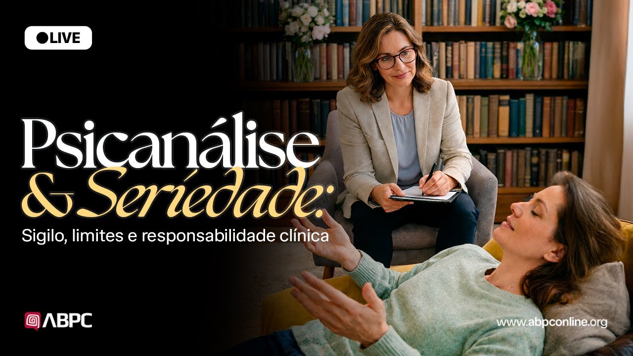 Psicanálise & Seriedade: Sigilo, limites e responsabilidade clínica | Live ABPC