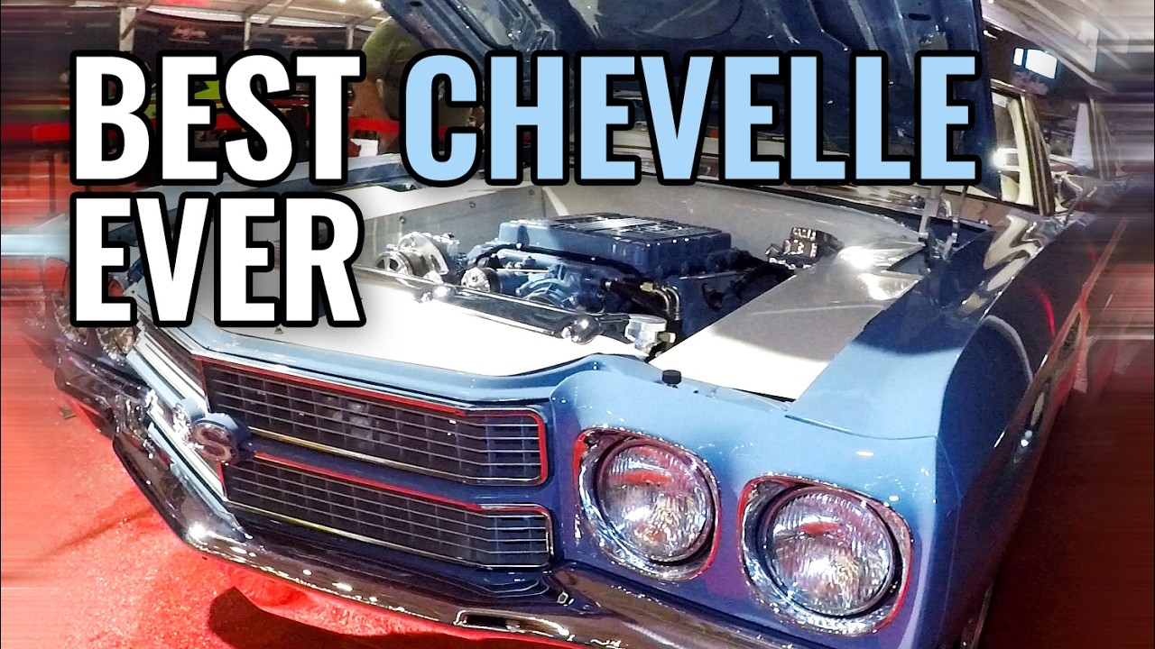 MUSCLE CAR MADNESS - This Light Blue 1970 Chevelle SS Convertible is INSANE
