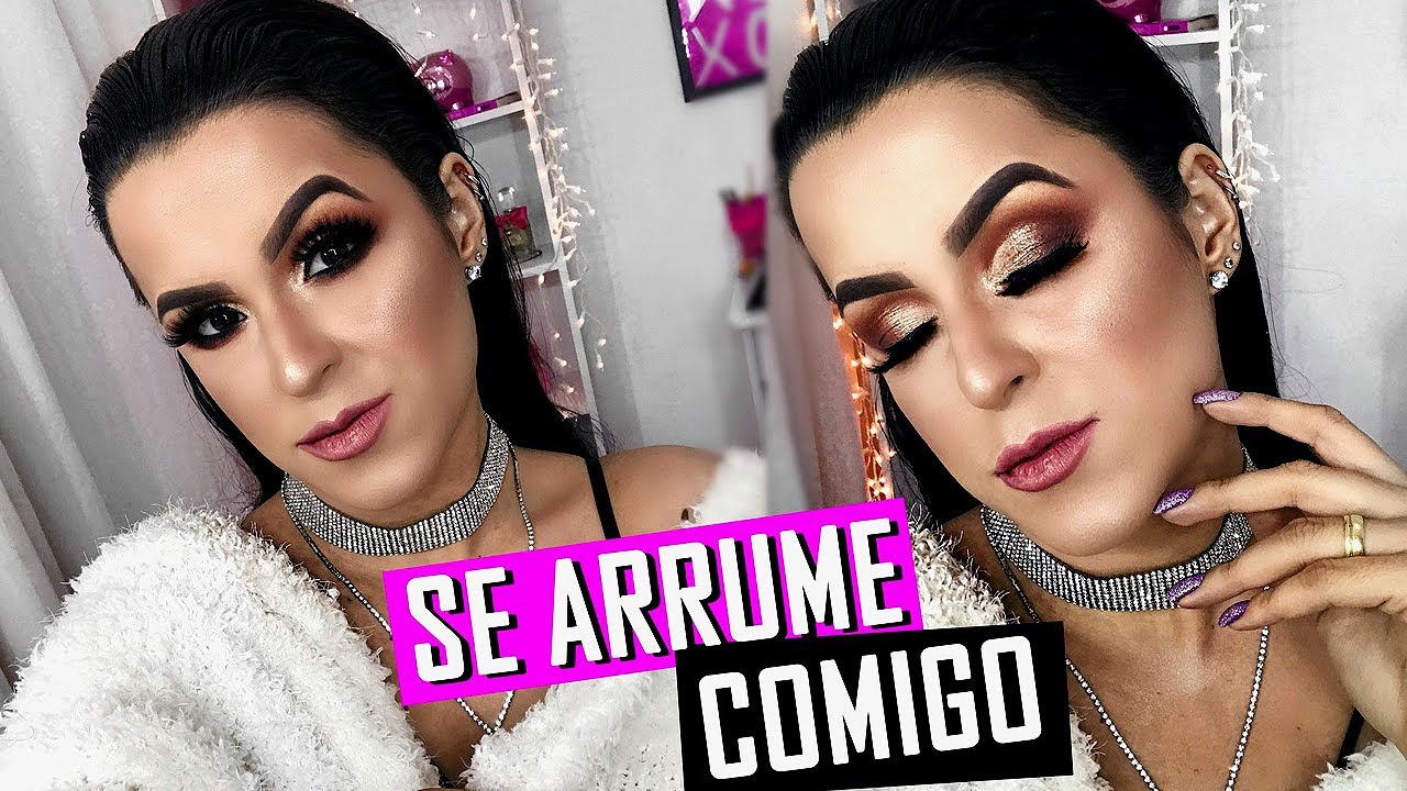 SE ARRUME COMIGO - MAKE COMPLETA PRA SAIR DA BAD - SuTodoDia24