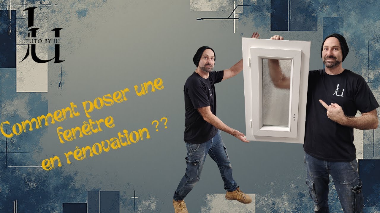 pose fenêtre pvc en rénovation