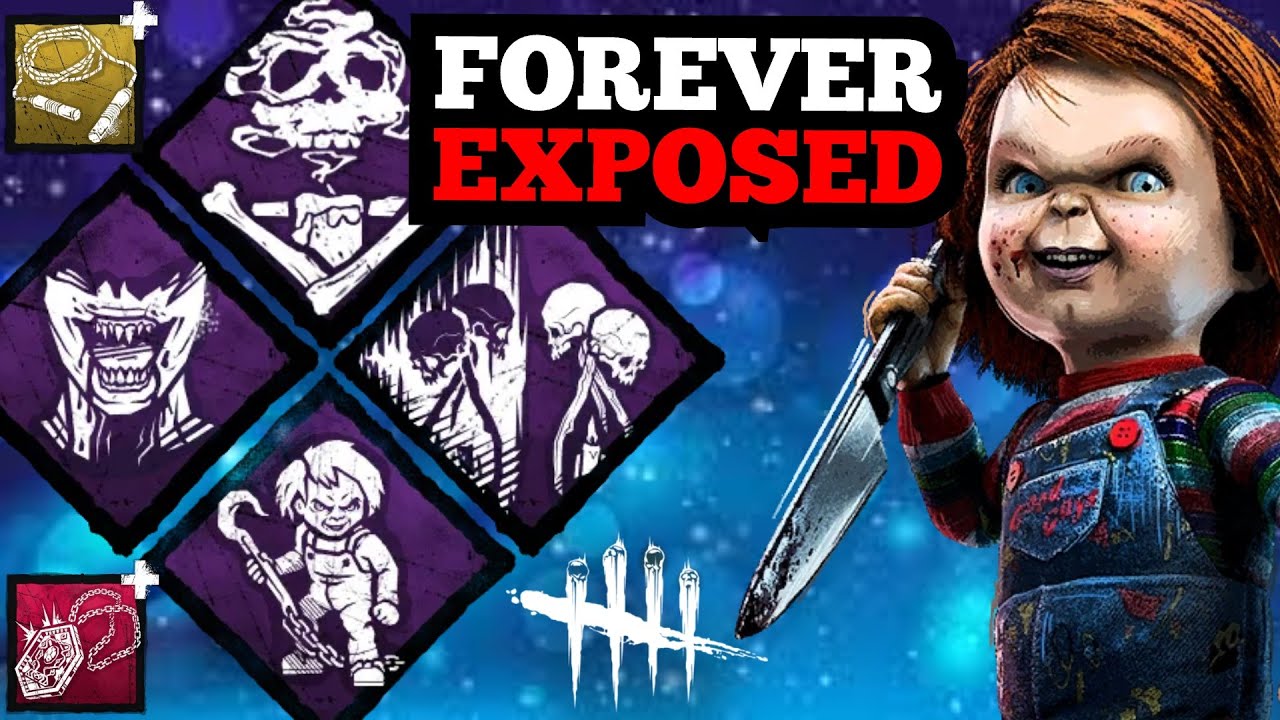 The FOREVER EXPOSED BUILD is CRAZY!!! | Dead By Daylight Chucky aka The Good Guy DLC Killer Gameplay