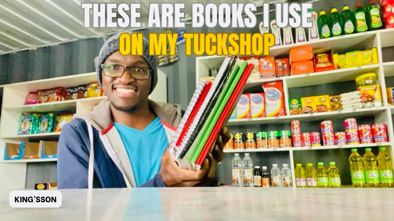 6 Books i use for Records Purposes on my TuckShop