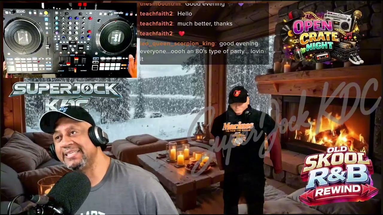 Open Crate Night 01-18-26 show Old Skool R&B Rewind with SuperJock KDC