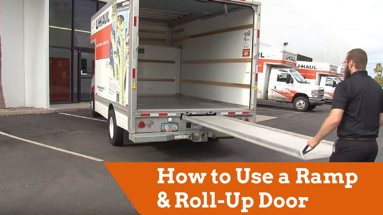 Как пользоваться пандусом и подъемными воротами для грузовиков U-Haul